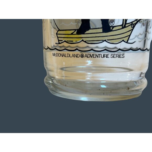 Vintage 1980 McDonalds Adventure Series Character Drinking Glass Pirate Theme - Picture 8 of 12